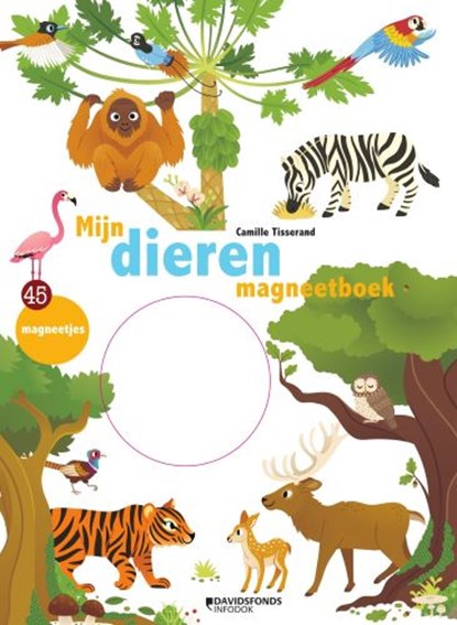 Mijn dierenmagneetboek, Camille Tisserand - Gebonden - 9789002273681