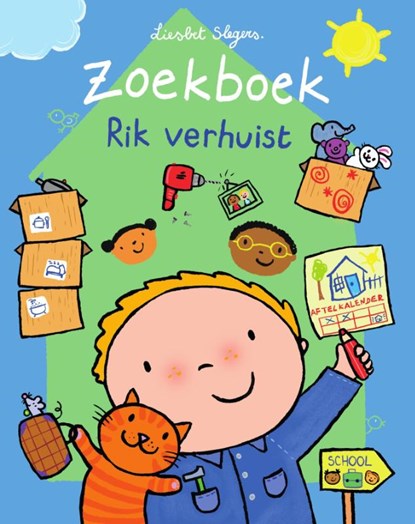 Zoekboek Rik verhuist, Liesbet Slegers - Gebonden - 9789002278853