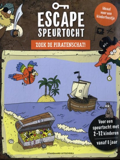 Escape-speurtocht: Zoek de piratenschat!, Hannah Lang - Paperback - 9789002280948