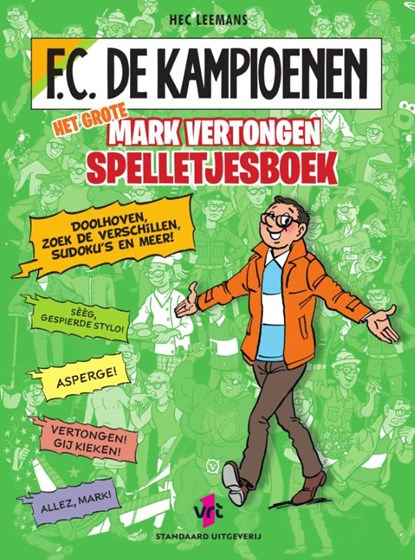 Het grote Mark Vertongen spelletjesboek, Hec Leemans - Paperback - 9789002282621