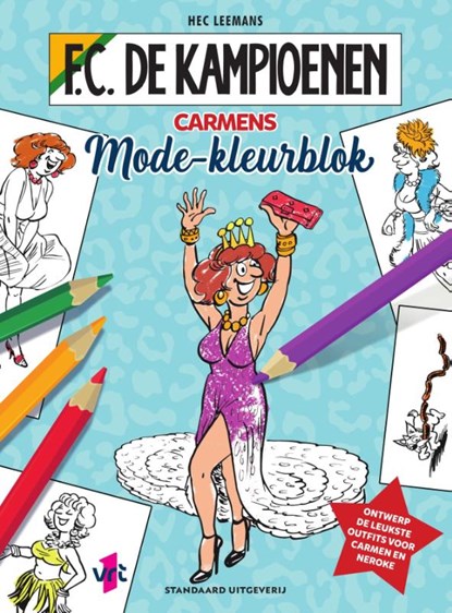 Carmens Mode-kleurblok, Hec Leemans - Paperback - 9789002284069