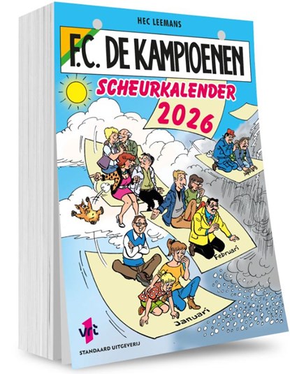 F.C. De Kampioenen scheurkalender 2026, Hec Leemans - Paperback - 9789002284809