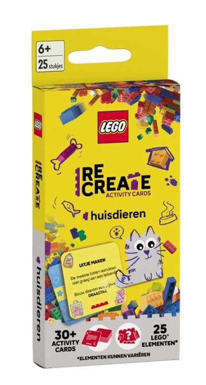 Lego ReCreate Activity Cards: Huisdieren, niet bekend - Losbladig - 9789002284847