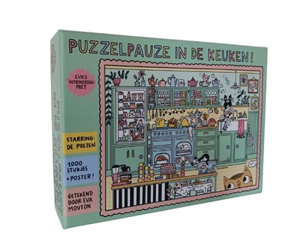 Eva's introvertenpret: Puzzelpauze in de keuken, Eva Mouton - Gebonden - 9789002286490