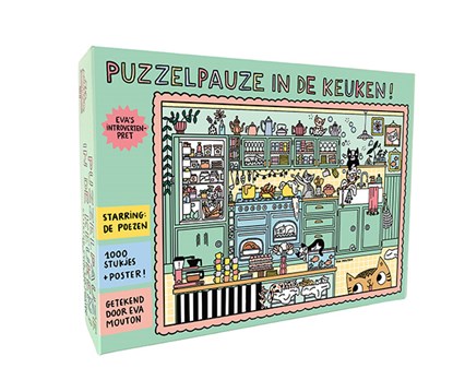Eva's introvertenpret: Puzzelpauze in de keuken, Eva Mouton - Gebonden - 9789002286490