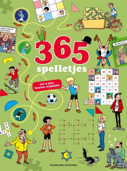 365 spelletjes met al jouw favoriete stripfiguren, Hec Leemans ; Willy Vandersteen ; Merho ; Jef Nys - Paperback - 9789002286704
