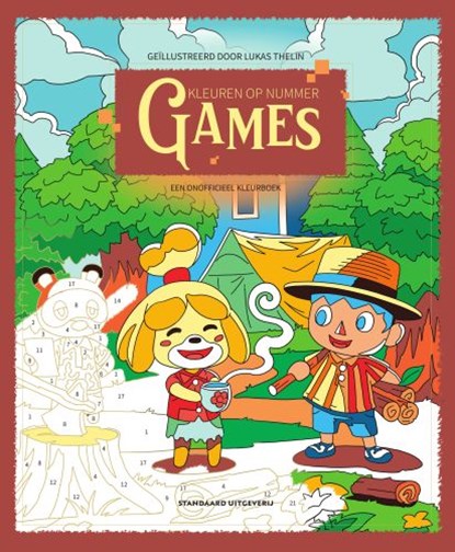 Kleuren op nummer - Videogames, Lukas Thelin - Gebonden - 9789002287244