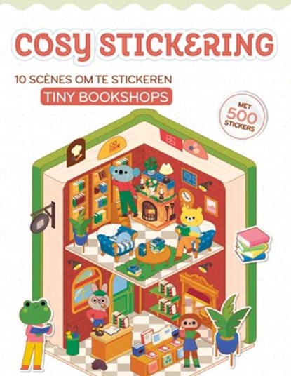 Cosy stickering: Tiny bookshops, niet bekend - Gebonden - 9789002287602