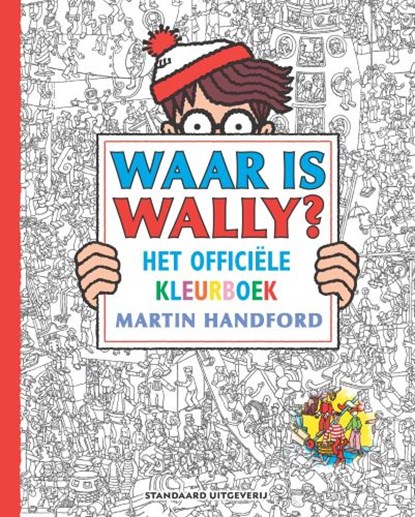 Waar is Wally? Het officiële kleurboek, Martin Handford - Paperback - 9789002287626