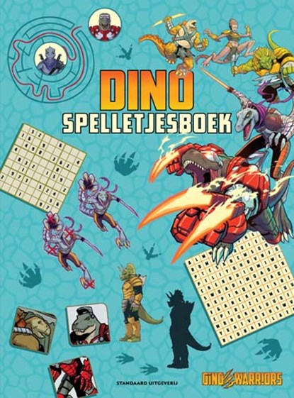Dino spelletjesboek,  - Paperback - 9789002287756