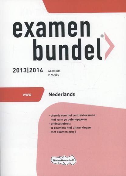 Examenbundel vwo Nederlands, M. Reints ; P. Merkx - Paperback - 9789006080285
