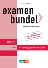 Examenbundel Maatschappijwetenschappen vwo 2024/2025 - K.M. Vossen - 9789006315912