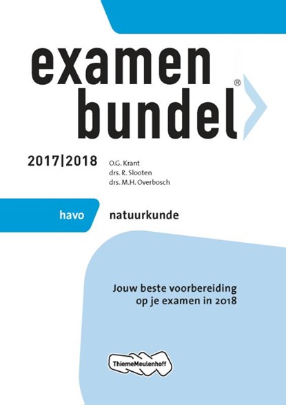 Examenbundel havo Natuurkunde 2017/2018, O.G. Krant ; R. Slooten - Paperback - 9789006391725