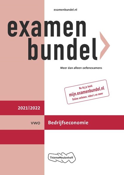 Examenbundel vwo Bedrijfseconomie 2021/2022, niet bekend - Paperback - 9789006491425