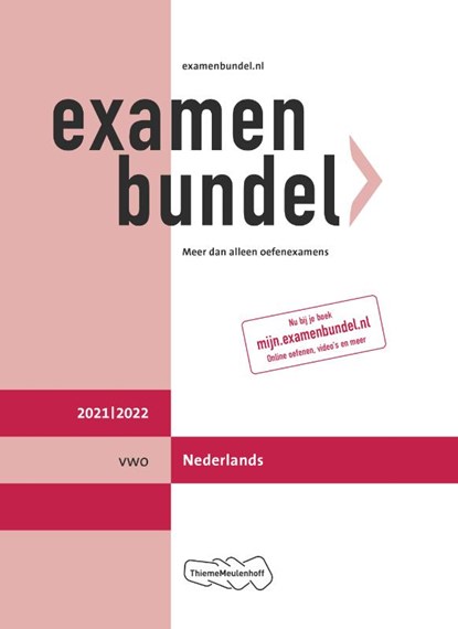 Examenbundel vwo Nederlands 2021/2022, niet bekend - Paperback - 9789006491524