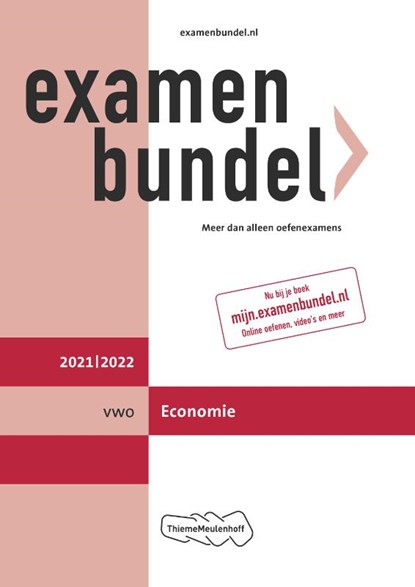 Examenbundel vwo Economie 2021/2022, niet bekend - Paperback - 9789006491630