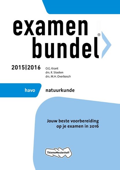 Examenbundel havo Natuurkunde, O.G. Krant ; R. Slooten ; M.H. Overbosch - Paperback - 9789006636420