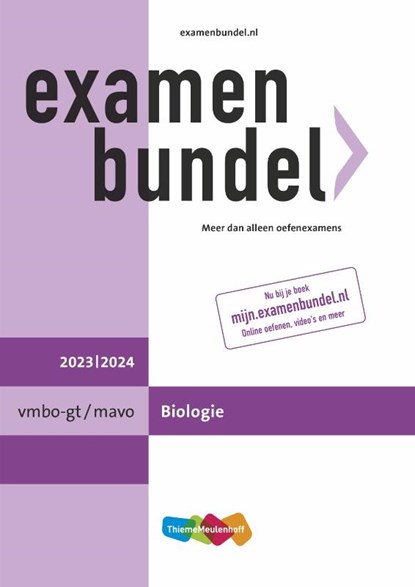 Examenbundel vmbo-gt/mavo Biologie 2023/2024, M.C.C. Gommers - Paperback - 9789006648225