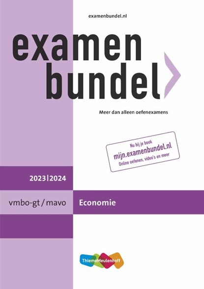 Examenbundel vmbo-gt/mavo Economie 2023/2024, P.M. Leideritz - Paperback - 9789006648232