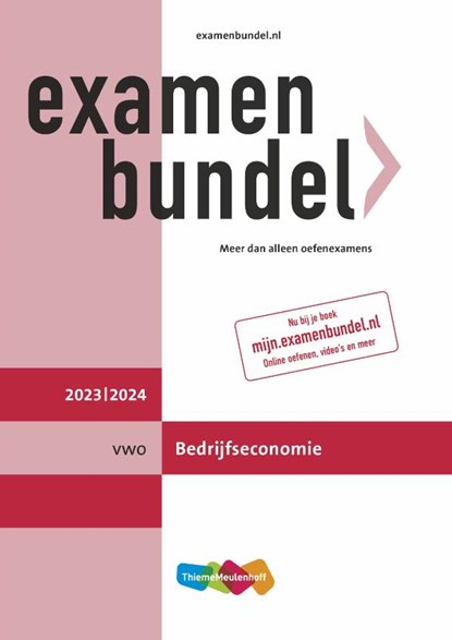 Examenbundel vwo Bedrijfseconomie 2023/2024, A. Maurer - Paperback - 9789006648317