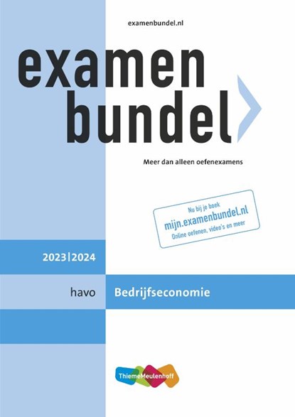 Examenbundel havo Bedrijfseconomie 2023/2024, niet bekend - Paperback - 9789006648324