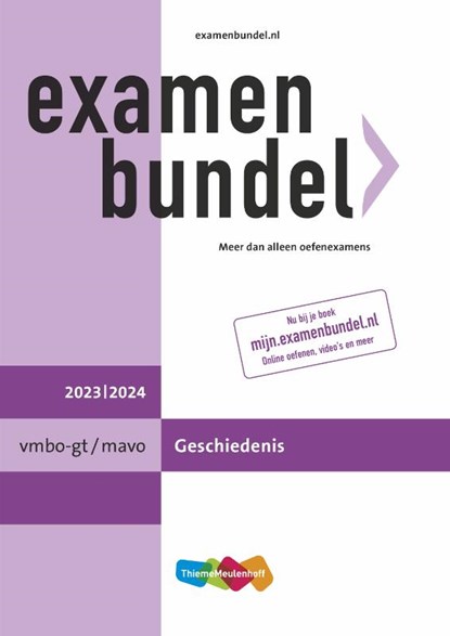 Examenbundel vmbo-gt/mavo Geschiedenis 2023/2024, E.G. Arnold - Paperback - 9789006648461