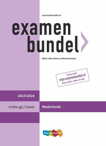 Examenbundel vmbo-gt/mavo Nederlands 2023/2024, niet bekend - Paperback - 9789006648553