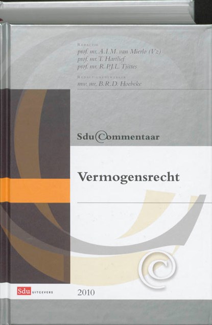 Sducommentaar Sdu Commentaar Vermogensrecht., A.I.M. Mierlo ; A.I.M. van Mierlo ; Ton Hartlief ; R.P.J.L Tjittes - Gebonden - 9789012380966