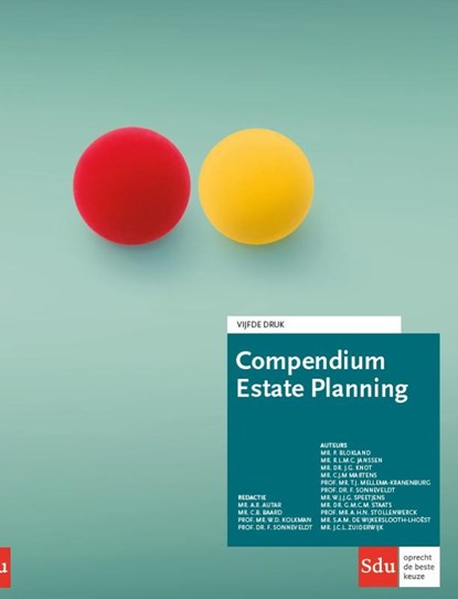 Compendium Estate planning 2015, F. Sonneveldt - Paperback - 9789012395359