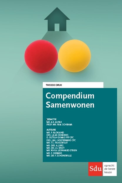 Compendium Samenwonen 2018, Peter Blokland ; J.A.M. Hendriks ; Jurgen Holtermans ; Theo Hoogwout - Paperback - 9789012401449