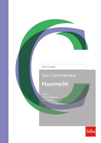 Sdu Commentaar Huurrecht 2021, H.M. Hielkema ; G.M. Kerpestein - Gebonden - 9789012407496