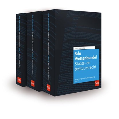 Sdu Wettenbundel 2022-2023 (set a drie delen), M.L. van Emmerik ; A.L.M. Keirse - Paperback - 9789012408080