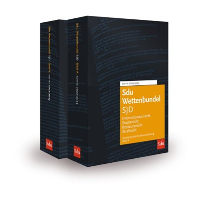 Sdu Wettenbundel Sociaal Juridische Dienstverlening 2022-2023 (set 2 delen), I. Brandwacht-Kampman ; T. van der Dussen ; N. Graham ; E.M. Kampstra ; I. Wentzel - Paperback - 9789012408202