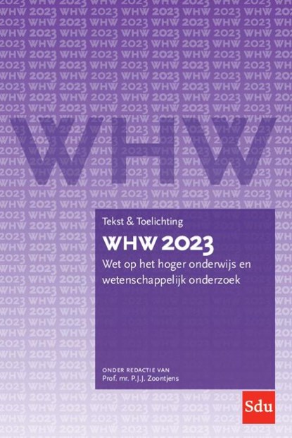 WHW 2023 Tekst & Toelichting, P.J.J. Zoontjens - Paperback - 9789012409193