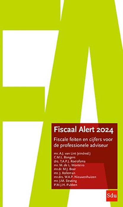 Fiscaal Alert 2024, A.J. van Lint - Paperback - 9789012409308
