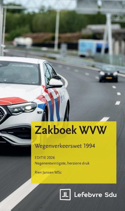 Zakboek WVW Wegenverkeerswet 1994 2026, D.M. Jansen - Paperback - 9789012411226