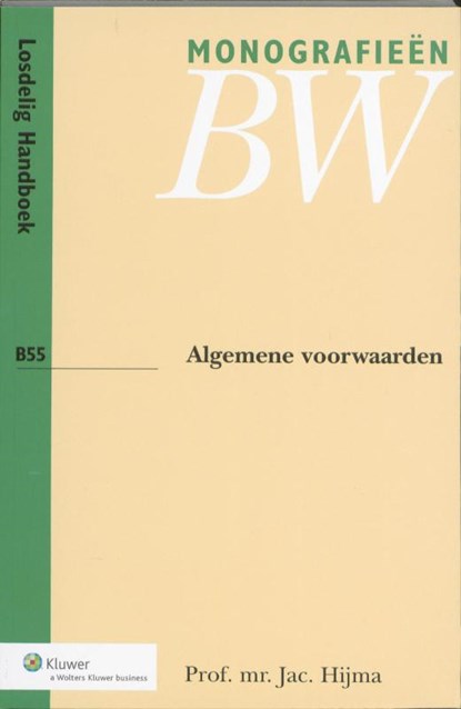 Algemene voorwaarden, Jac. Hijma - Paperback - 9789013072365