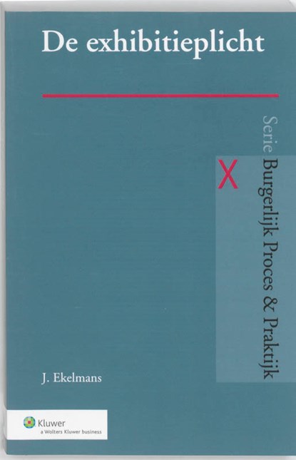 De exhibitieplicht, Jan Ekelmans - Paperback - 9789013080513