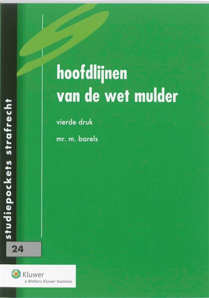 Hoofdlijnen van de wet Mulder, M. Barels - Paperback - 9789013080889