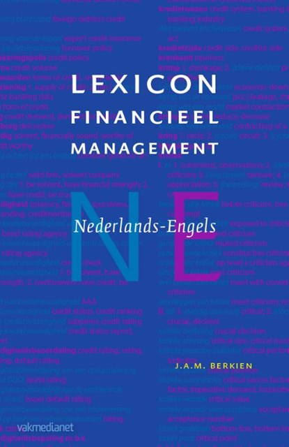 Lexicon Financieel Management Nederlands-Engels, J.A.M. Berkien - Gebonden - 9789013091120