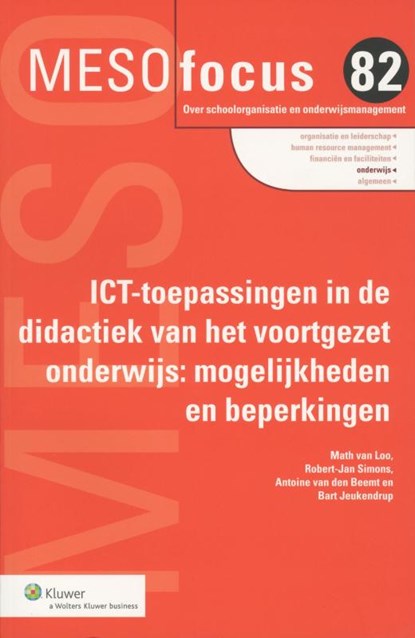 ICT-toepassingen in de didactiek van het voortgezet onderwijs, niet bekend - Paperback - 9789013097856