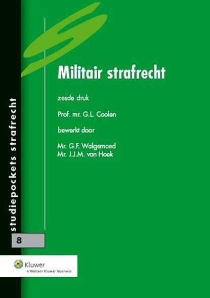 Militair strafrecht, G.L. Coolen - Ebook - 9789013109672