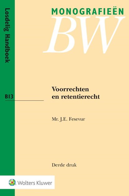 Voorrechten en retentierecht, J.E. Fesevur - Paperback - 9789013112351