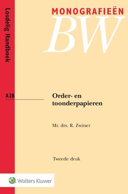 Order- en toonderpapieren, R. Zwitser - Paperback - 9789013114317