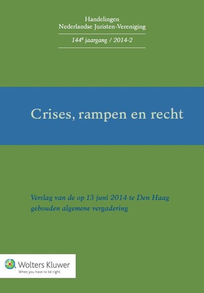 Crises, rampen en recht, niet bekend - Paperback - 9789013130799