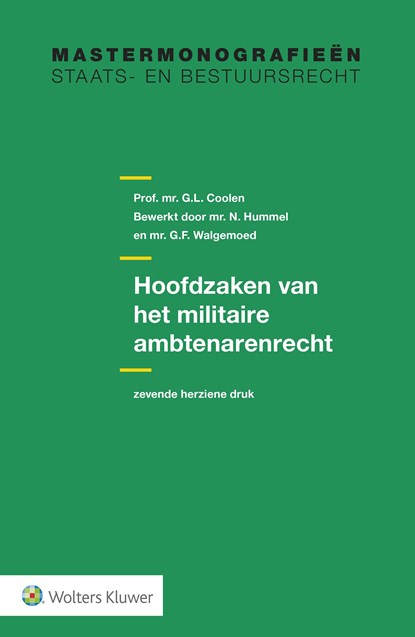 Hoofdzaken van het militaire ambtenarenrecht, G.L. Coolen - Ebook - 9789013130911