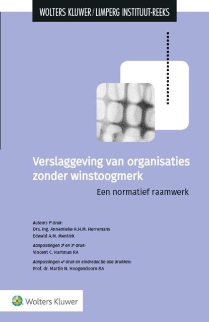 Verslaggeving van organisaties zonder winstoogmerk, Martin N. Hoogendoorn - Paperback - 9789013131642