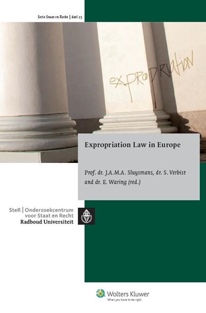 Expropiation law in Europe, Jacques Sluysmans ; Stijn Verbist ; Emma Waring - Paperback - 9789013131796
