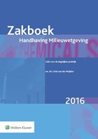Zakboek handhaving milieuwetgeving 2016 | Dick van der Meijden | 
