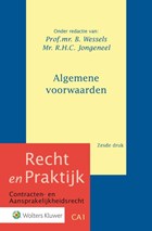 Algemene voorwaarden | B. Wessels ; R.H.C. Jongeneel | 